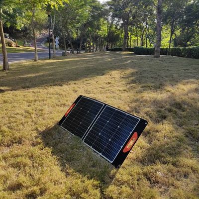 100W Μαύρο Ευέλικτο Ηλιακό Πανέλιο MSDS UN38.3 Δαπτό Ηλιακό Πανέλιο