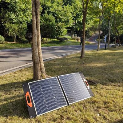 100W Μαύρο Ευέλικτο Ηλιακό Πανέλιο MSDS UN38.3 Δαπτό Ηλιακό Πανέλιο