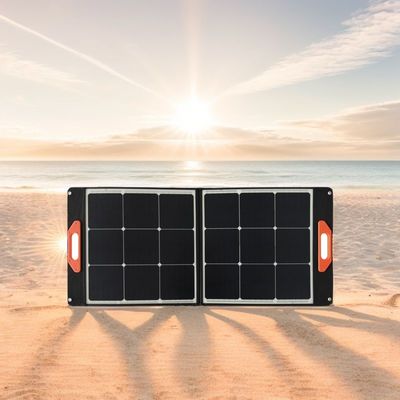 100W Μαύρο Ευέλικτο Ηλιακό Πανέλιο MSDS UN38.3 Δαπτό Ηλιακό Πανέλιο