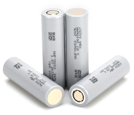 2600mAh κυλινδρική επαναφορτιζόμενη μπαταρία ιόντων λιθίου 18650 χαμηλής θερμοκρασίας