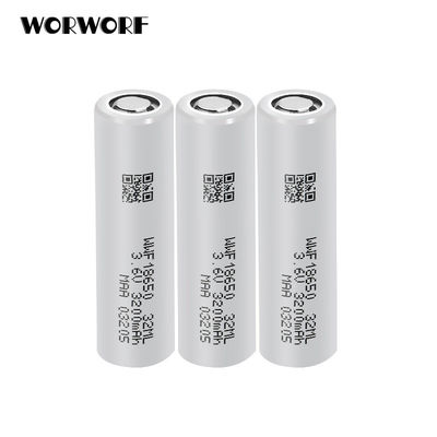 MSDS UN38.3 Κάτω θερμοκρασία μπαταρίες 18650 3200mAh κυλινδρική κυψέλη ιόντων λιθίου