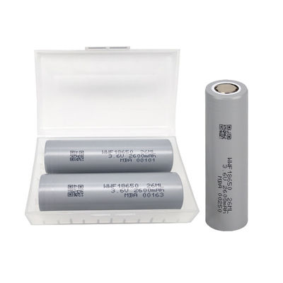 3.6V 2600mAh επαναφορτιζόμενη μπαταρία ιόντων λιθίου 18650 μπαταρία για χαμηλή θερμοκρασία