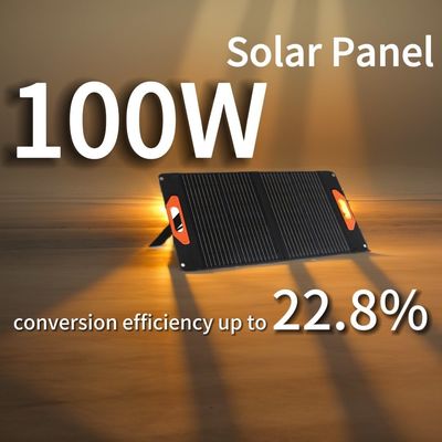 UN38.3 Διπλώσιμο μονό ηλιακό πάνελ 300W 400W Ηλιακό πάνελ διπλώσιμο