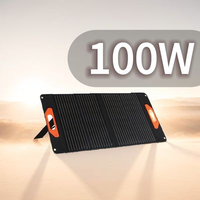 Συνεχή έξοδος 19V/5.3A 100W αναδιπλούμενο ηλιακό πάνελ για εξωτερικές δραστηριότητες