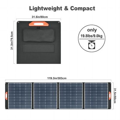 Εξωτερικό ηλιακό πάνελ 400W 38.5V 10.4A DC έξοδος Μονοκρυσταλλικό κύτταρο πυριτίου