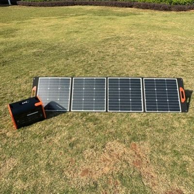 120W φορητά ηλιακά κύτταρα Καμπινγκ Ηλιακά πάνελ Μονοκρυσταλλικά