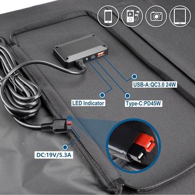 19V 5.3A Μονοκρυσταλλικά ηλιακά πάνελ 100W 2.9kg Πιστοποίηση CE