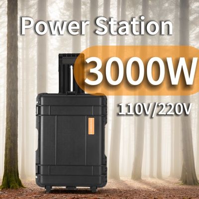 3kw Power Banks φορτιστή Ενσωματωμένο καθαρό σταθμό ηλεκτροπαραγωγής για εξατομικευμένο αίτημα