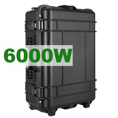 6000W Τερνητική μπαταρία λιθίου Ηλιακός γεννήτης Σταθμός παραγωγής ενέργειας για εξωτερικές δραστηριότητες