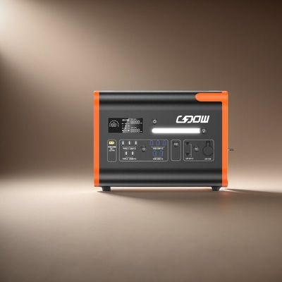 Γρήγορη φόρτιση ονομαστική χωρητικότητα 2048wh φορητό σταθμό ηλεκτροπαραγωγής λιθίου με ηλιακό πάνελ