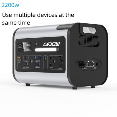 Προσαρμογή Πραγματική κυματική ακμή 220V 2048wh LiFePO4 γεννήτρια για κινητό σταθμό ηλεκτρικής ενέργειας