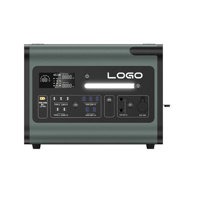Τύπος-C Έκδοση 220V 2200W Πραγματικό φορητό σταθμό ηλεκτροπαραγωγής για εξωτερικές ανάγκες