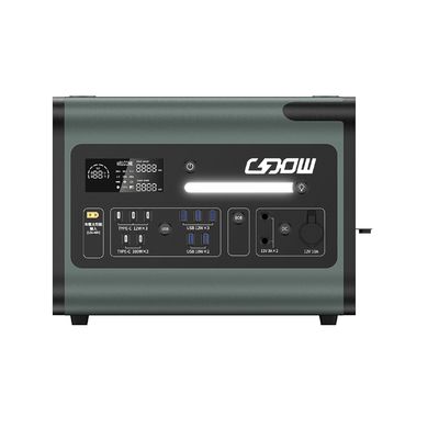 2200W LiFePO4 Ηλιακή γεννήτρια για επείγουσες ανάγκες με γρήγορη φόρτιση και ασύρματη φόρτιση