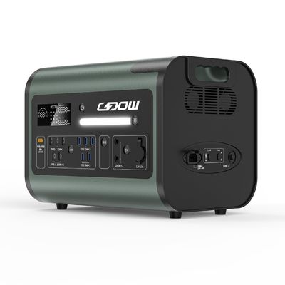 1800W-2400W Ηλιακή γεννήτρια φόρτισης LiFePO4 μπαταρία φορητή κινητή ενέργεια Ηλεκτρική ενέργεια για το σπίτι