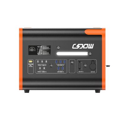 1800W-2400W Ηλιακή γεννήτρια φόρτισης LiFePO4 μπαταρία φορητή κινητή ενέργεια Ηλεκτρική ενέργεια για το σπίτι