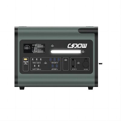 1800W-2400W Ηλιακή γεννήτρια φόρτισης LiFePO4 μπαταρία φορητή κινητή ενέργεια Ηλεκτρική ενέργεια για το σπίτι