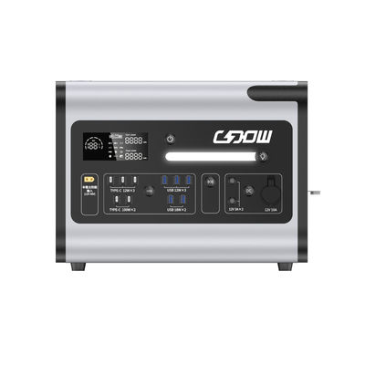 1800W-2400W Ηλιακή γεννήτρια φόρτισης LiFePO4 μπαταρία φορητή κινητή ενέργεια Ηλεκτρική ενέργεια για το σπίτι
