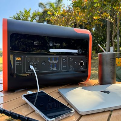 Ηλιακό σταθμό ηλεκτροπαραγωγής 2200W φορητή γεννήτρια με τράπεζα ισχύος 230V AC/DC