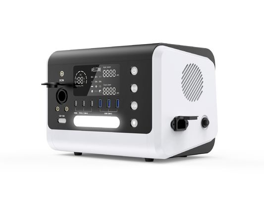 Πολλαπλή σκηνή φορητή παροχή ενέργειας 600W με ασύρματη φόρτιση και μπαταρία LiFePO4