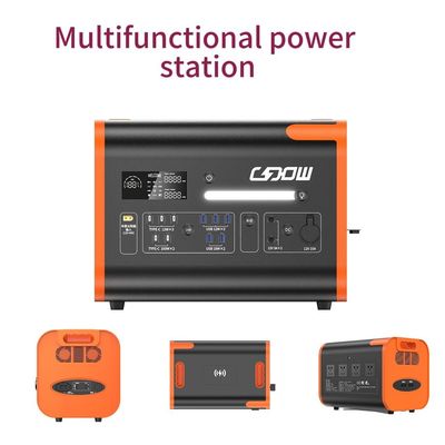 600W 1800W 2000W φορητή μπαταρία λιθίου σιδήρου φωσφορικού για ηλιακό σταθμό αιολικής ενέργειας