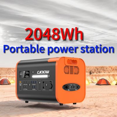 600W 1800W 2000W φορητή μπαταρία λιθίου σιδήρου φωσφορικού για ηλιακό σταθμό αιολικής ενέργειας
