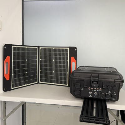 Μαύρο 3000W φορητό σταθμό ηλεκτρικής ενέργειας AC υψηλής ισχύος 220V χωρίς μπαταρία αφαιρούμενο πακέτο