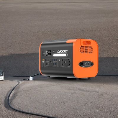 Ασύρματη φόρτιση 15W 1000W 2200W φορητό σταθμό ηλεκτρικής ενέργειας για υπαίθριο κάμπινγκ έκτακτης ανάγκης