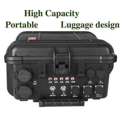 15A Max AC Output Current Φορητό ηλιακό σταθμό 5000W για το σπίτι και την κατασκήνωση