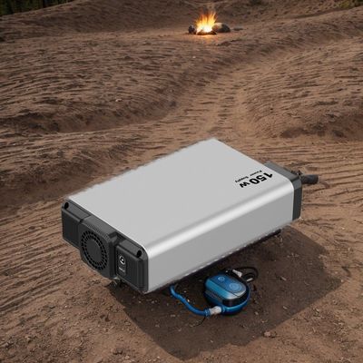 115wh Αποθήκευση ενέργειας 150W Μεταφορτώσιμο εξωτερικό ηλιακό σταθμό έκτακτης ανάγκης για όλες τις μάρκες