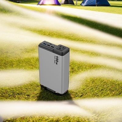 115wh Αποθήκευση ενέργειας 150W Μεταφορτώσιμο εξωτερικό ηλιακό σταθμό έκτακτης ανάγκης για όλες τις μάρκες