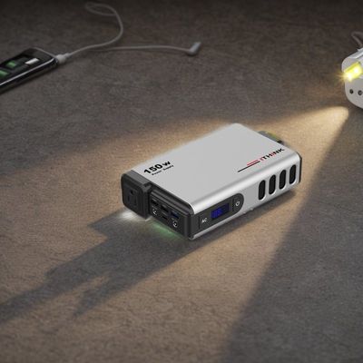 150W 110V 220V φορητό σταθμό ηλεκτρικής ενέργειας AC έξοδος για επείγουσα υποστήριξη