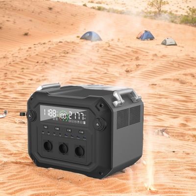 Πολλαπλή προστασία 2500W 110V 120V ηλιακή γεννήτρια για υψηλής ισχύος κινητή φόρτιση