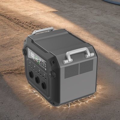 Ηλιακός γεννήτης υψηλής ισχύος 2500W 2340wh 110V 120V με υλικό κελύφους αλουμινίου προφίλ ABS