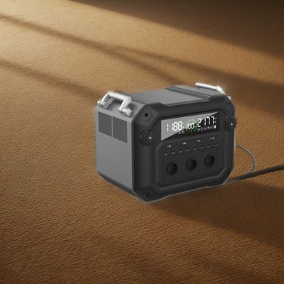Ηλιακός γεννήτης υψηλής ισχύος 2500W 2340wh 110V 120V με υλικό κελύφους αλουμινίου προφίλ ABS