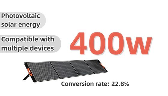 400W Μονή Κρυστάλλινη Ηλιακή Πίνακα Πολυεξοχή συμβατό για το σπίτι / εξωτερικό και ευέλικτο