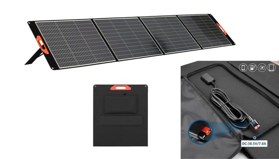 60W 100W 200W 400W Μονοκρυσταλλικά ηλιακά πάνελ πυριτίου με πιστοποίηση CE σε μαύρο