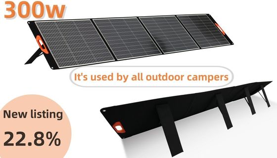 Ηλιακοί συλλέκτες Black Power 400W εξωτερικό οικιακό αναδιπλούμενο ηλιακό συλλέκτη