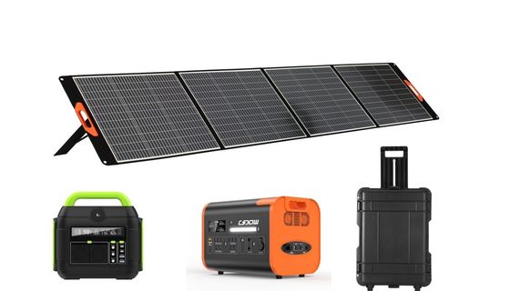 Ηλιακοί συλλέκτες Black Power 400W εξωτερικό οικιακό αναδιπλούμενο ηλιακό συλλέκτη