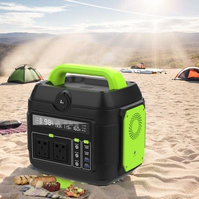600W 576wh/160000m Φορητό σταθμό ηλεκτρικής ενέργειας με αμερικανική τυπική πρίζα 6kg
