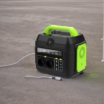600W επαναφορτιζόμενο σταθμό ηλεκτρικής ενέργειας για εξωτερική αποθήκευση ηλιακής ενέργειας φορητό και ανθεκτικό