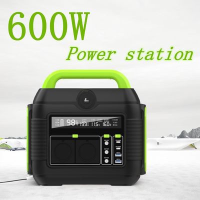 Φορητό σταθμό ηλεκτρικής ενέργειας 600W 300W Τερνική μπαταρία λιθίου Ηλιακή γεννήτρια Συστημα ενέργειας
