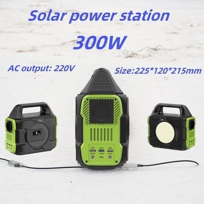Αποθήκευση ανανεώσιμης ενέργειας 300W φορητή γεννήτρια για υπαίθρια κατασκήνωση και φόρτιση drone