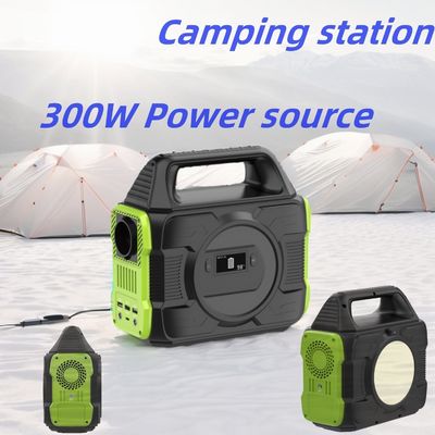 300W εξωτερική μπαταρία λιθίου επαναφορτιζόμενη ηλιακή γεννήτρια AC DC τύπου-C μπαταρία εφεδρική ισχύς έκτακτης ανάγκης φορητό ηλιακό σταθμό
