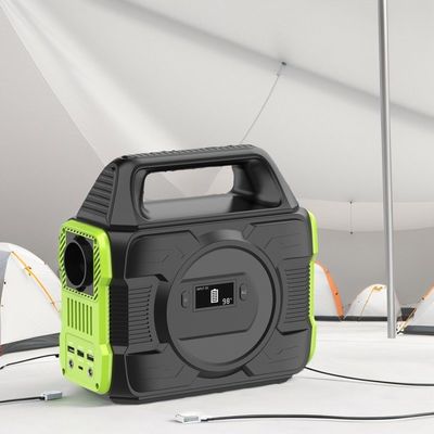 Υψηλής ισχύος 300W Ηλιακή κινητή ενέργεια εξωτερική κάμπινγκ RV σταθμός ενέργειας αποκαλύπτει 225 * 120 * 215mm