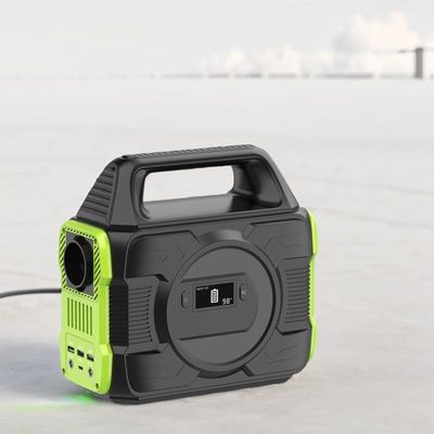 Υψηλής ισχύος 300W Ηλιακή κινητή ενέργεια εξωτερική κάμπινγκ RV σταθμός ενέργειας αποκαλύπτει 225 * 120 * 215mm