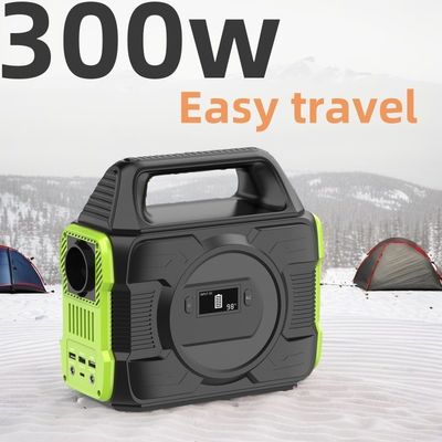 300W φορητό ηλεκτρικό σταθμό έκτακτης ανάγκης στο σπίτι με αποθήκευση ηλιακής ενέργειας ανακυκλώσιμο MPPT