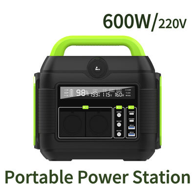 Ανακυκλώσιμο 500W Power Bank 600W εξωτερικός φορητός σταθμός λιθίου για Adventure Camping