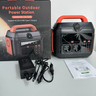 576wh 600W φορητή ηλιακή γεννήτρια για εξωτερικό σπίτι RV Drone γεννήτρια οξυγόνου