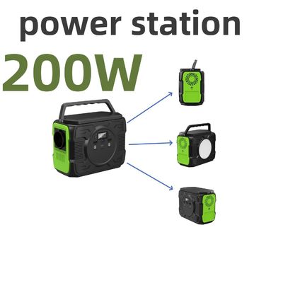200W Ηλιακή Ενέργεια Συστήματος Αποθήκευσης θερμό φορητό κινητή ενέργεια για έκτακτη ανάγκη μπαλκόνι RV