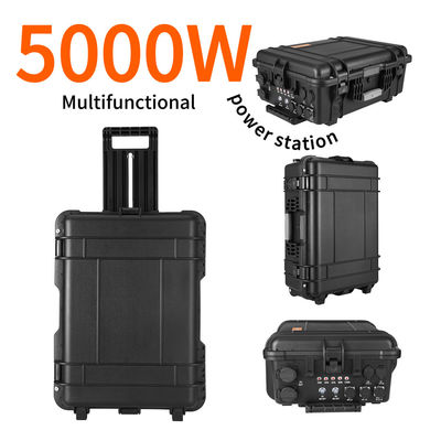 LiFePO4 DC προς AC Δύναμη 2000W Ηλιακή γεννήτρια για κατασκηνώσεις 4800wh ονομαστική ισχύς